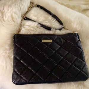 Kate Spade Quilted Crossbody w/ Chain Detail